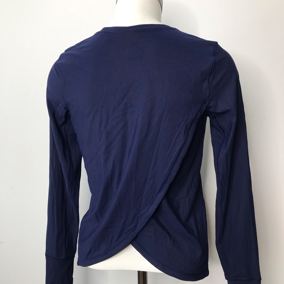 SOLD ❌ Lululemon Open Back Long Sleeve Top - Picture 3 of 4